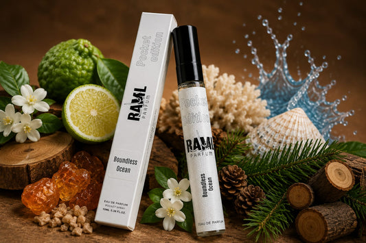 RAML Boundless Ocean Pocket Edition – Eau De Parfum (10ml) Fresh Marine Citrus Perfume | Long Lasting | Made in UAE