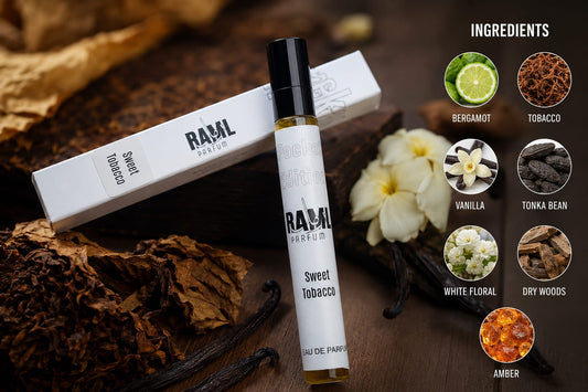 RAML Sweet Tobacco Pocket Edition Eau de Parfum | Long Lasting Luxury Travel Perfume 10ml