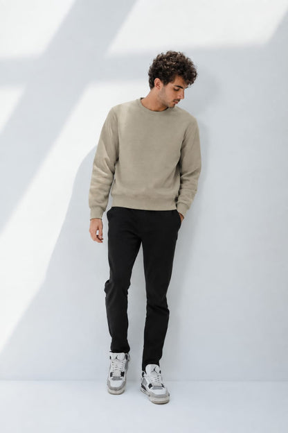 Men’s Premium Cotton Fleece Crewneck Sweatshirt