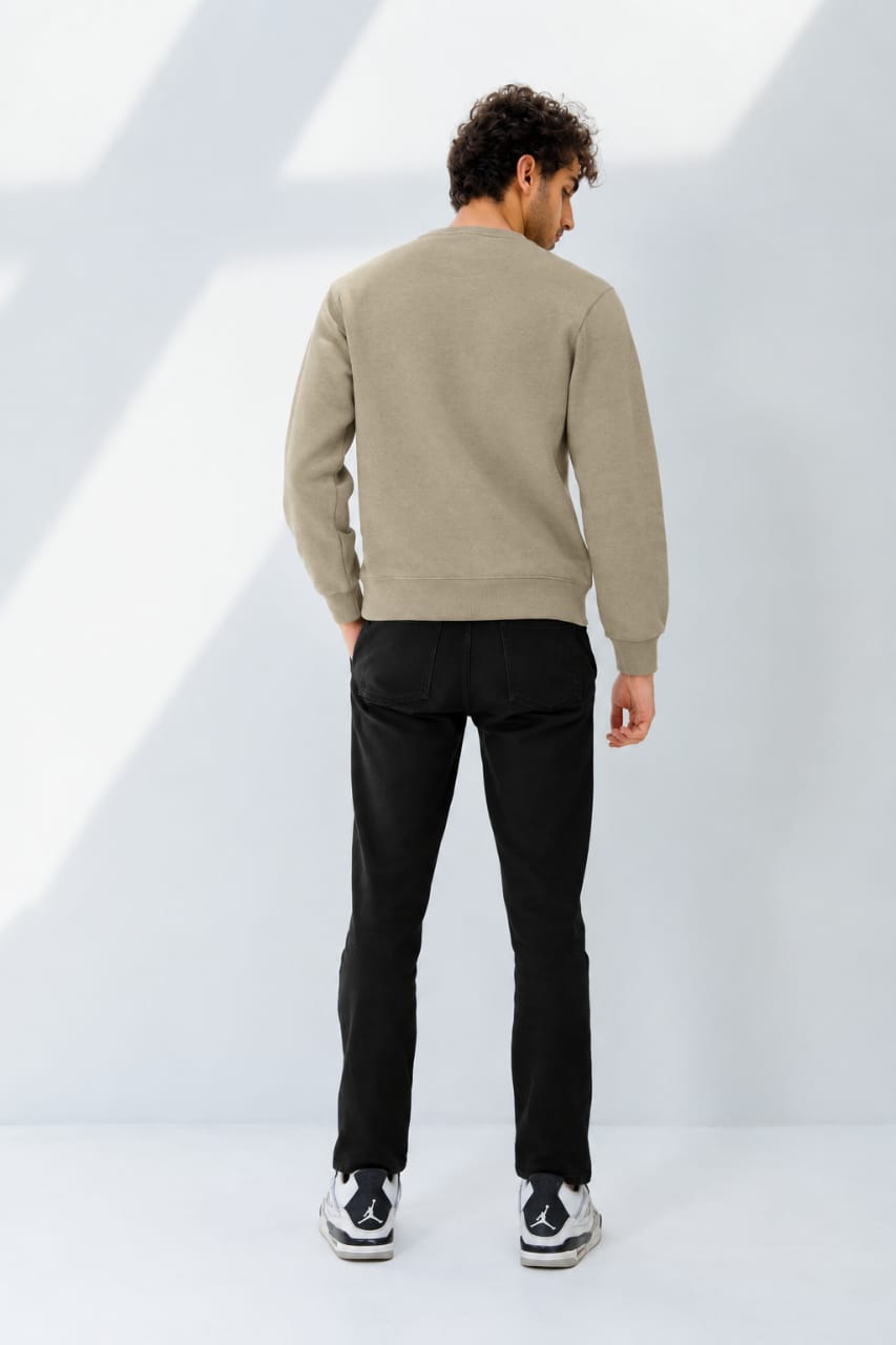 Men’s Premium Cotton Fleece Crewneck Sweatshirt