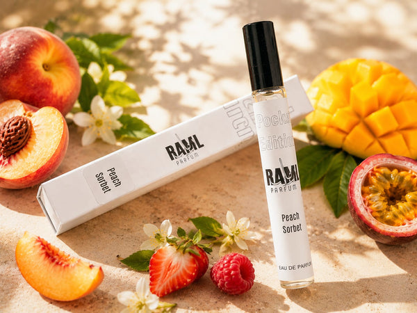 RAML Peach Sorbet Pocket Edition Eau De Parfum 10ml | Fruity Gourmand Perfume | Long Lasting Fragrance | Made in UAE