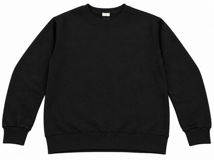 Men’s Premium Black Crewneck Sweatshirt